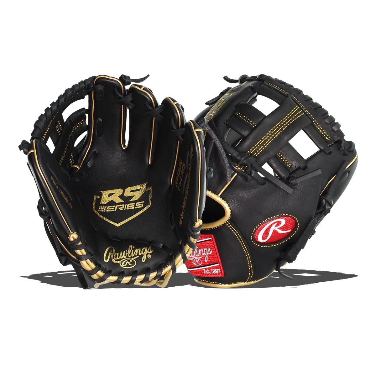 Rawlings R9 9.5" Training Baseball Glove 1 Rawlings R9 9.5" Training Baseball Glove