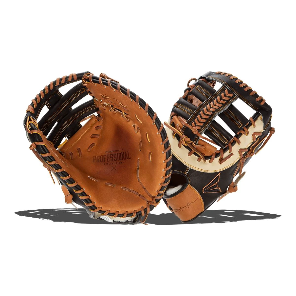 Easton Professional Collection Hybrid 12.75" Baseball First Base Mitt 1 Easton Professional Collection Hybrid 12.75" Baseball First Base Mitt