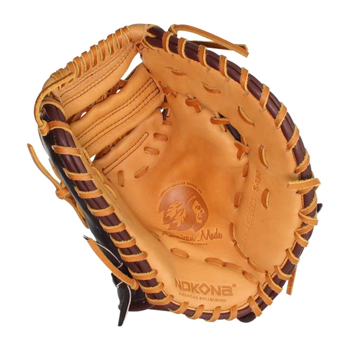 Nokona Alpha 10.5" Youth Baseball First Base Mitt 2 Nokona Alpha 10.5" Youth Baseball First Base Mitt - Image 2