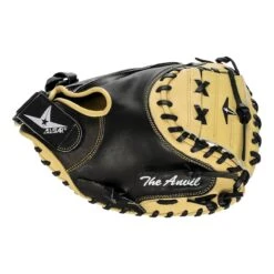 All-Star All Star Pro Series "The Anvil" Weighted Training Baseball Catcher's Mitt -Baseball Glove Store e550 02 22 all star pro series anvil adult weighted training catchers mitt cm3500tm 31111 4 l
