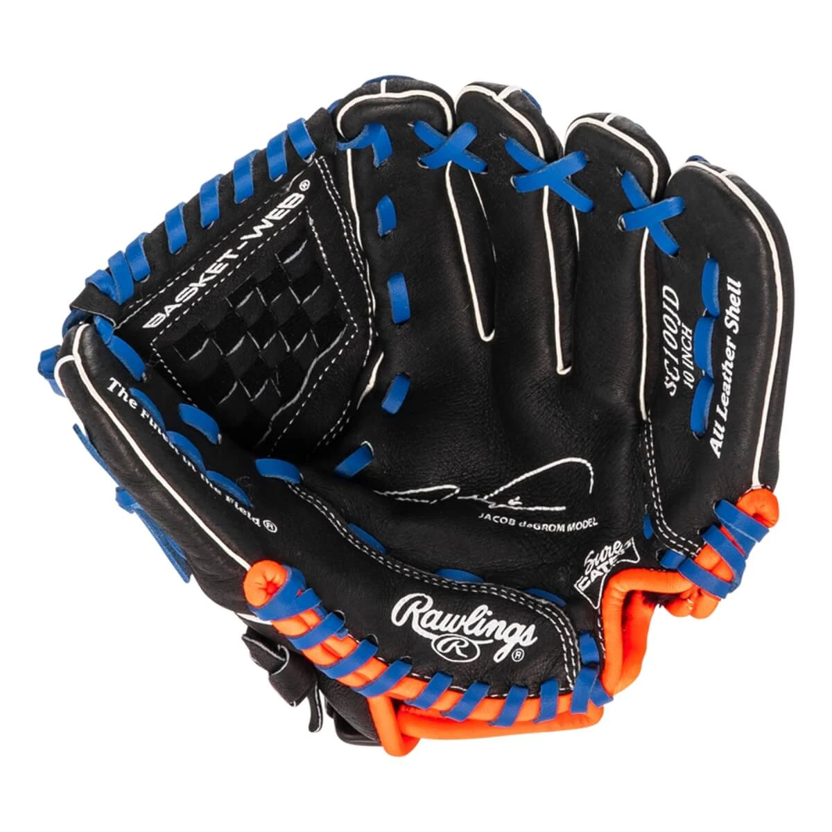 Rawlings Sure Catch Jacob DeGrom 10" Youth Baseball Glove 2 Rawlings Sure Catch Jacob DeGrom 10" Youth Baseball Glove - Image 2